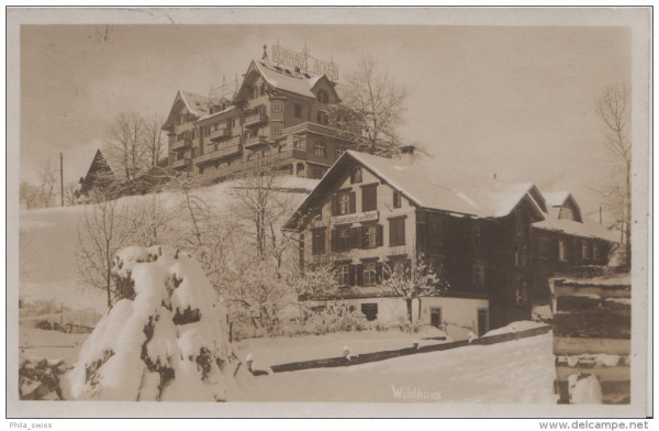 Wildhaus im Winter d'hiver - Kurhaus Acker - Dependance zum Acker - Photo Julius Buchmann