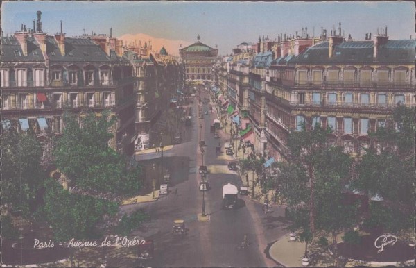 Paris, Avenue de l'Opera Vorderseite