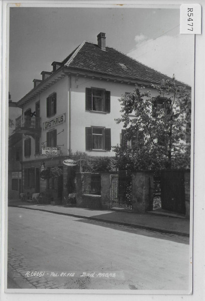 Ragaz - Gasthaus zur Quelle - R. Lüthi