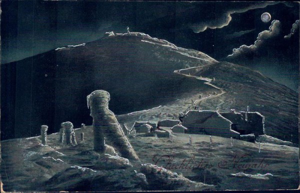 Glückliches Neujahr Vorderseite