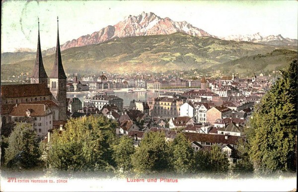 Luzern und Pilatus Vorderseite