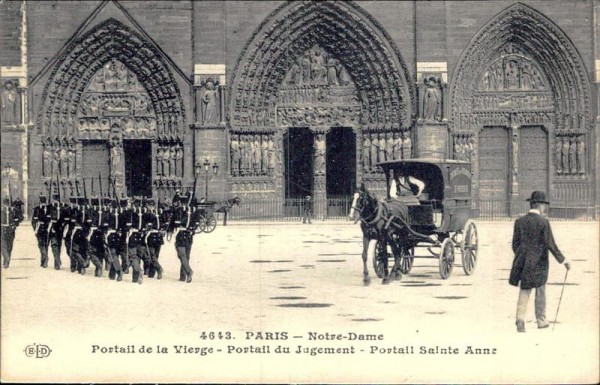 Kathedrale Notre-Dame de Paris Vorderseite