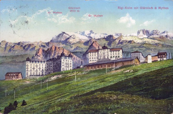 Rigi-Kulm mit Glärnisch & Mythen