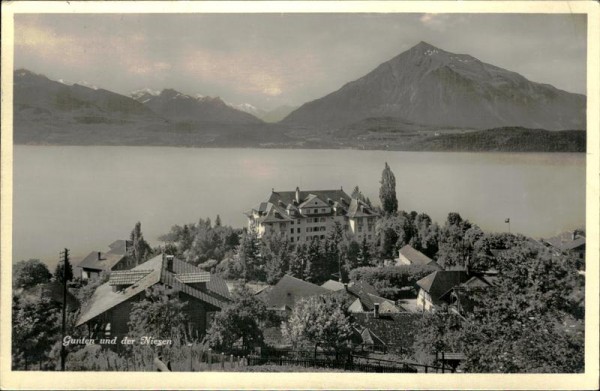 Gurten und der Niesen. Vorderseite
