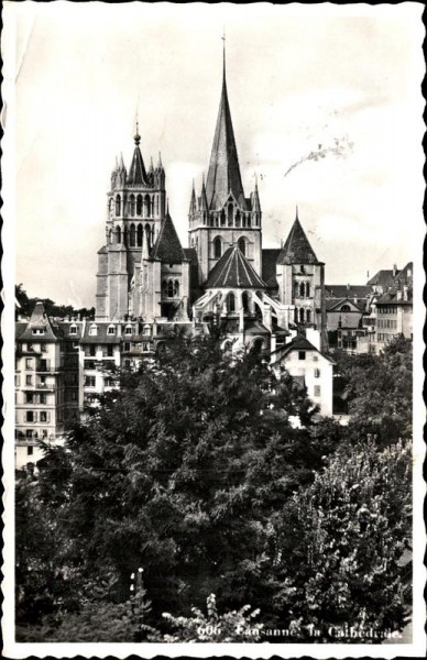 Kathedrale Notre-Dame (Lausanne) Vorderseite