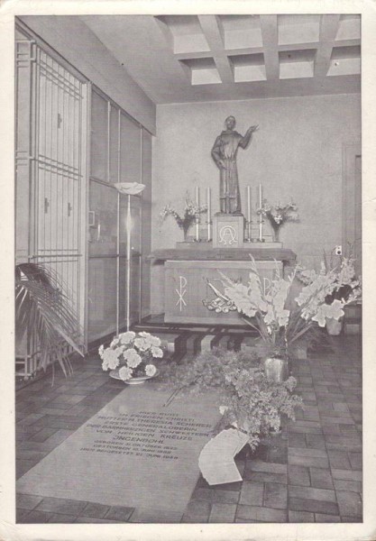 Grabstätte der Dienerin Gottes, Mutter M. Theresia Scherer, Ingenbohl, Schwyz Vorderseite