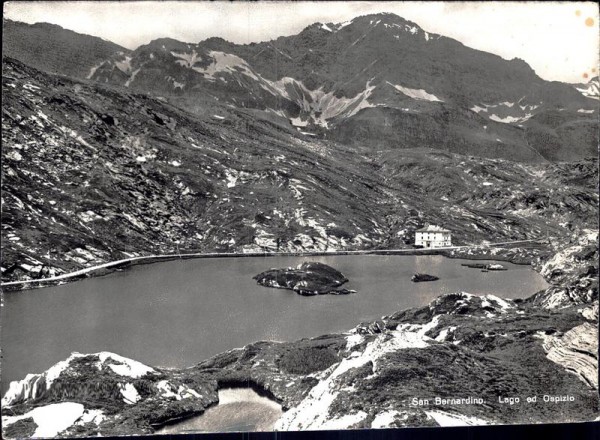 San Bernardino. Lago ed Ospizio  Vorderseite