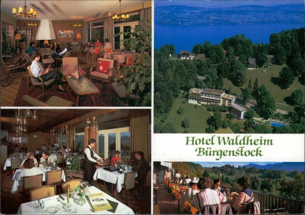 Bürgenstock, Hotel Restaurant Waldheim Vorderseite