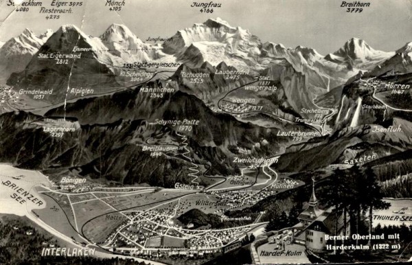 Berneroberland mit Harderkulm Vorderseite
