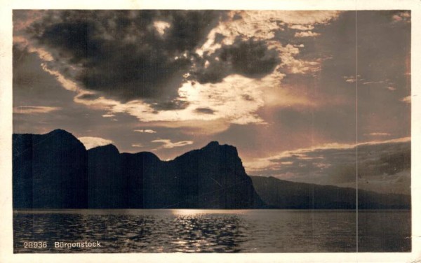 Bürgenstock. 1927 Vorderseite