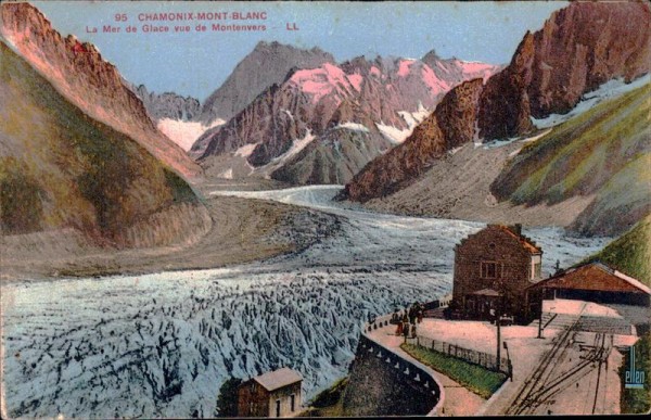 Chamonix, Mont-Blanc Vorderseite