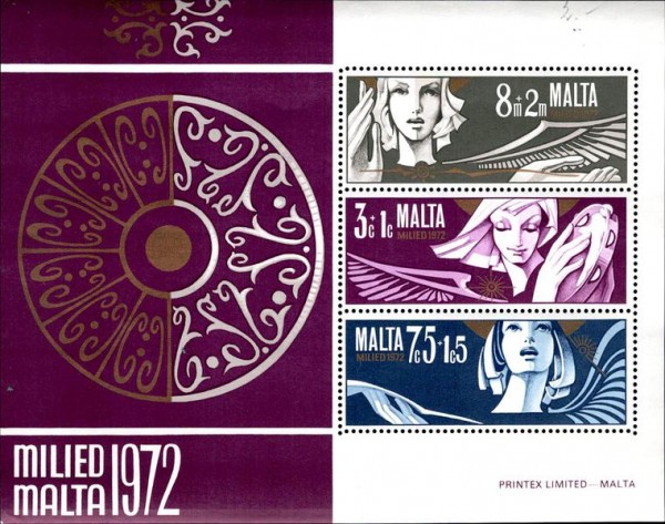 Briefmarken Malta 1972 Vorderseite
