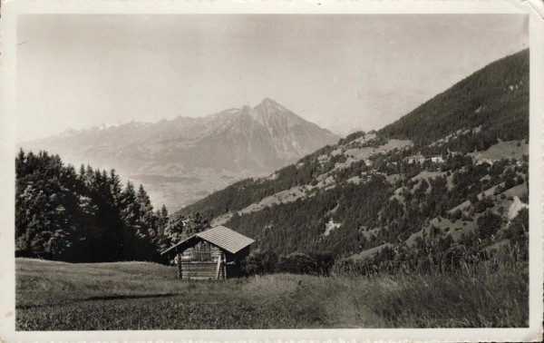 Blick von der Waldegg auf Beatenberg und Niesen Vorderseite