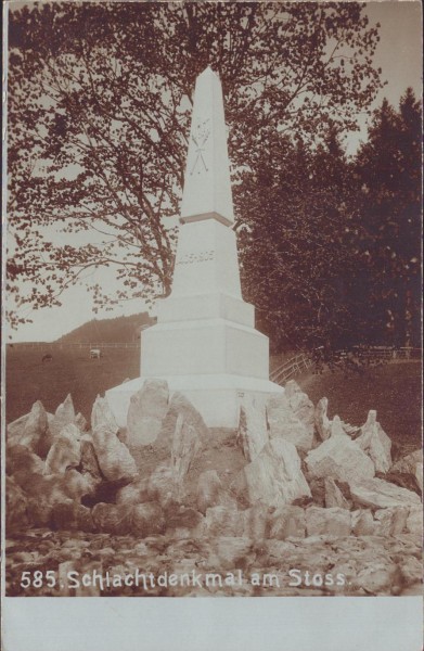 Schlachtdenkmal am Stoss Vorderseite