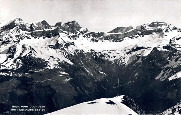 Blick vom Jochpass ins Ruckhubelgebiet Vorderseite