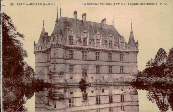 Schloss Azay-le-Rideau Vorderseite