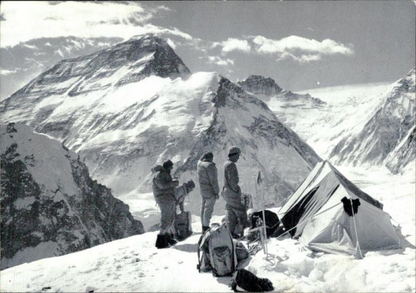 Mount Everest, Deutsche Nepal Himalaya Expedition 1965 Vorderseite