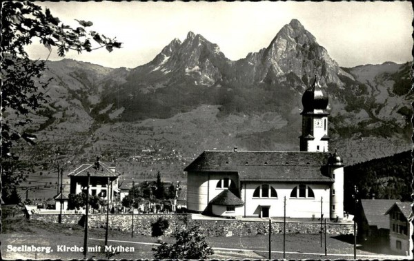 Seelisberg/Kirche mit Mythen Vorderseite