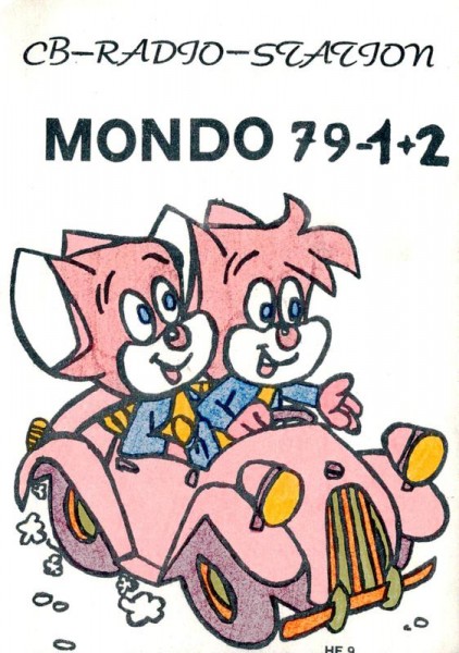 QSL- Karte, Mondo 79-1+2, Ottenbach Vorderseite