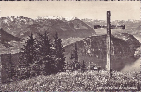 Blick vom Rigi auf die Berneralpen