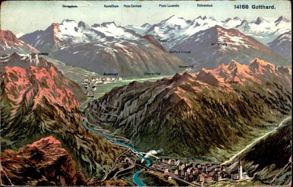 Gotthardpass Vorderseite