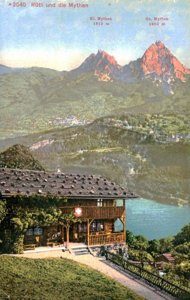 Rütli und die Mythen Vorderseite