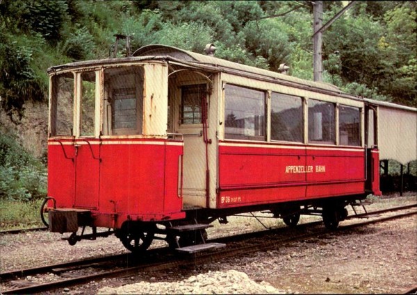 Appenzeller Bahn, Zweiachs-Personenwagen Vorderseite