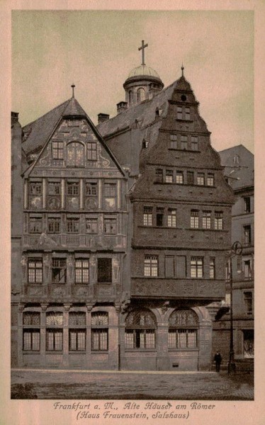 Frankfurt, Alte Häuser am Römer Vorderseite