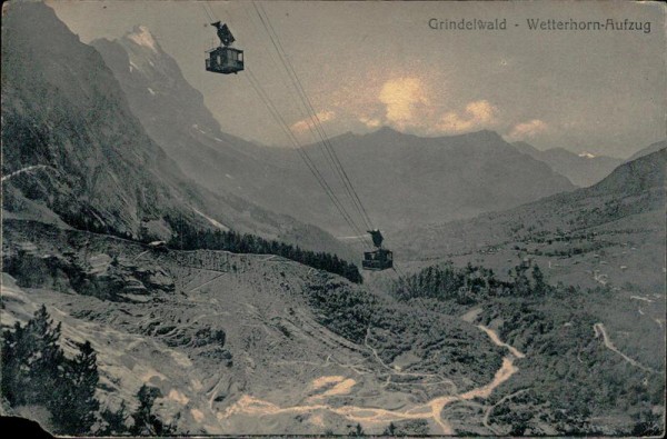 Grindelwald - Wetterhorn-Aufzug Vorderseite