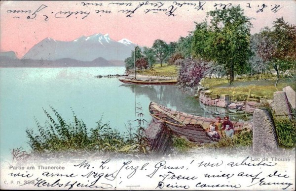 Partie am Thunersee Vorderseite