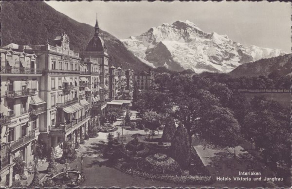 Interlaken - Hotel Viktoria und Jungfrau