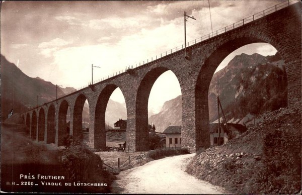 Près Frutigen Viaduc du Lötschberg Vorderseite