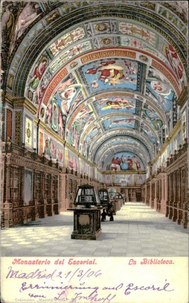 Monasterio del Escorial, La Biblioteca Vorderseite