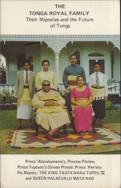 Tonga Royal Family Vorderseite