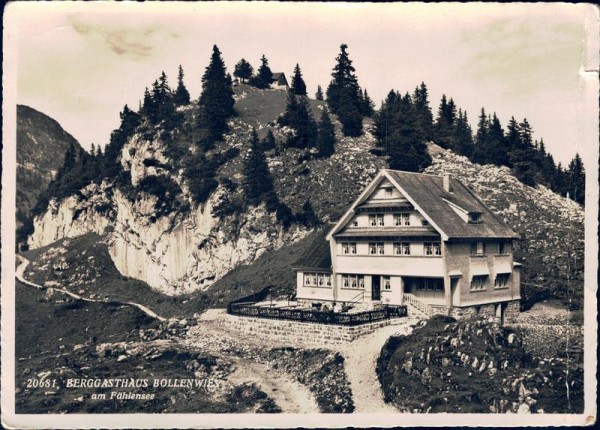 Berggasthaus Bollenwies am Fählensee Vorderseite