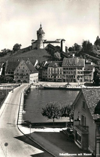 Schaffhausen mit Munot Vorderseite