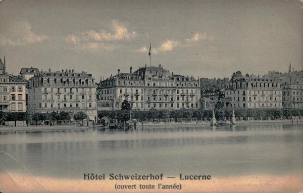 Hotel Schweizerhof, Luzern Vorderseite