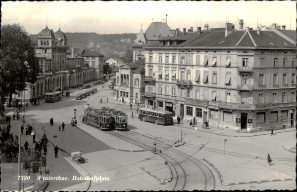 Winterthur/Bahnhofplatz Vorderseite