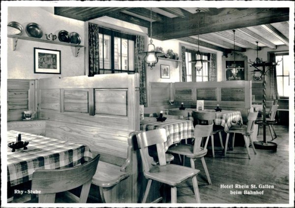 St. Gallen, Hotel-Restaurant Rhein Vorderseite