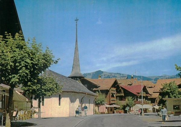 Englische Kirche in Gstaad Vorderseite