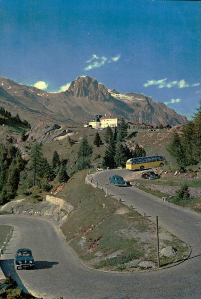 Maloja, Passstrasse Vorderseite