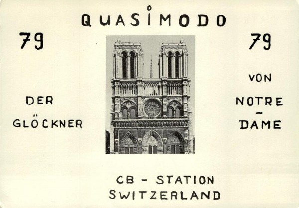 QUASIMODO 79 Vorderseite