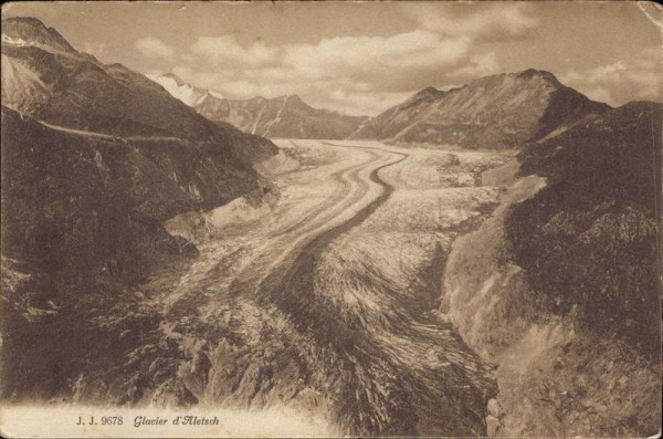 Aletschgletscher Vorderseite