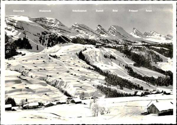 Churfirsten (2306 m) Vorderseite