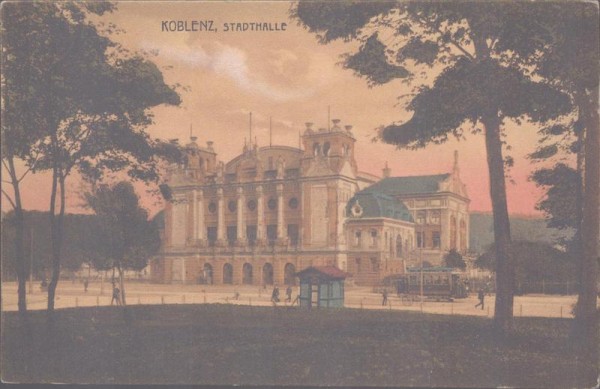 Koblenz, Stadthalle Vorderseite