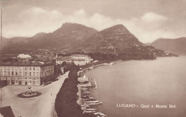 Lugano, Quai e Monte Bré