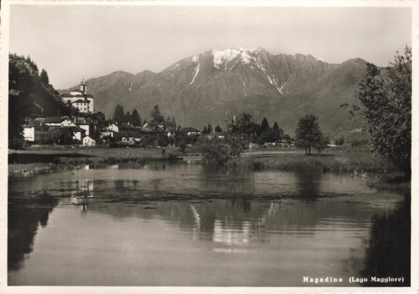 Magadino. Lago Maggiore Vorderseite