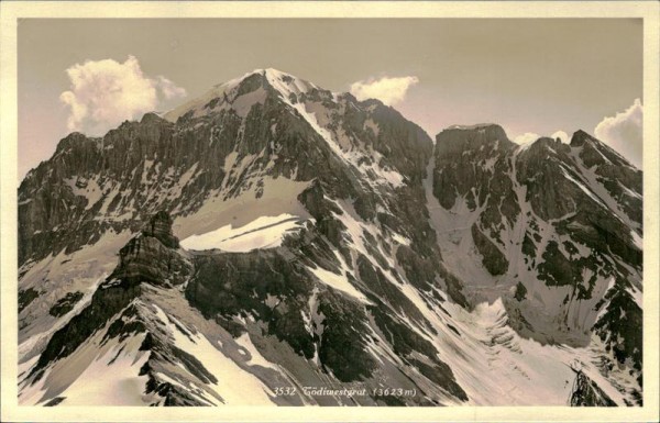 Tödiwestgrat Vorderseite