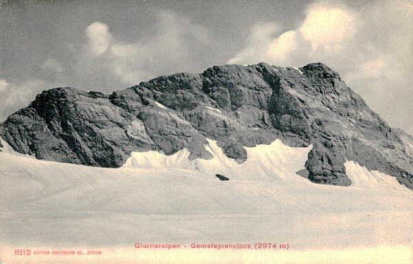 Glarneralpen, gemsfayrenstock Vorderseite