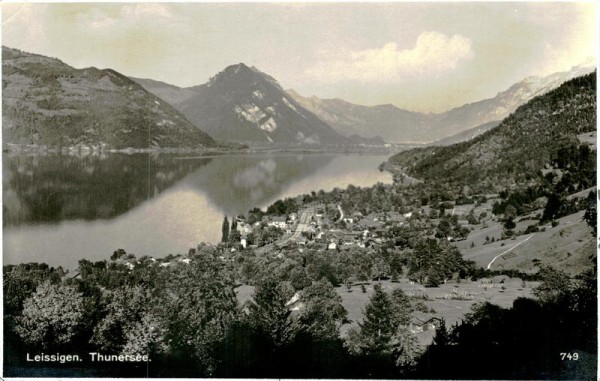 Leissingen, Thunersee Vorderseite